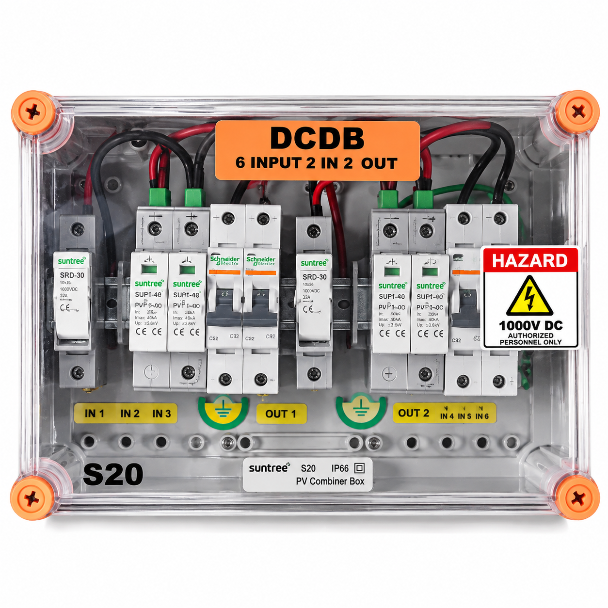 DCDB 2 in 2 out, 5-15 kW