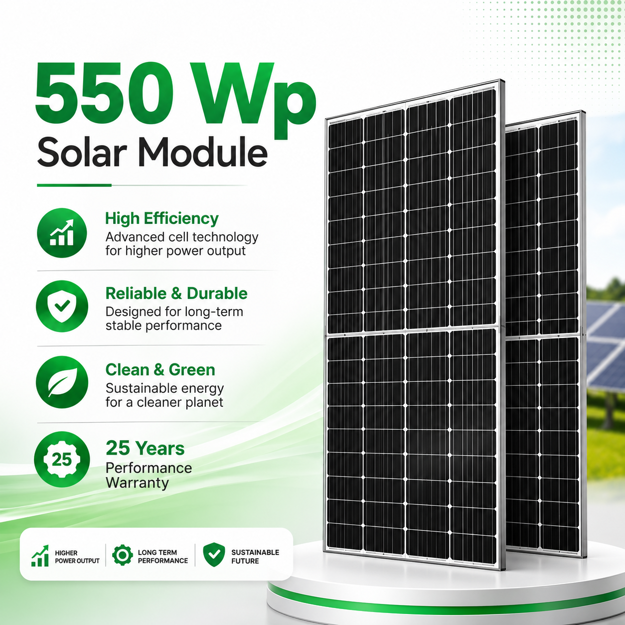 Loom PV 550 W Bifacial (DCR)