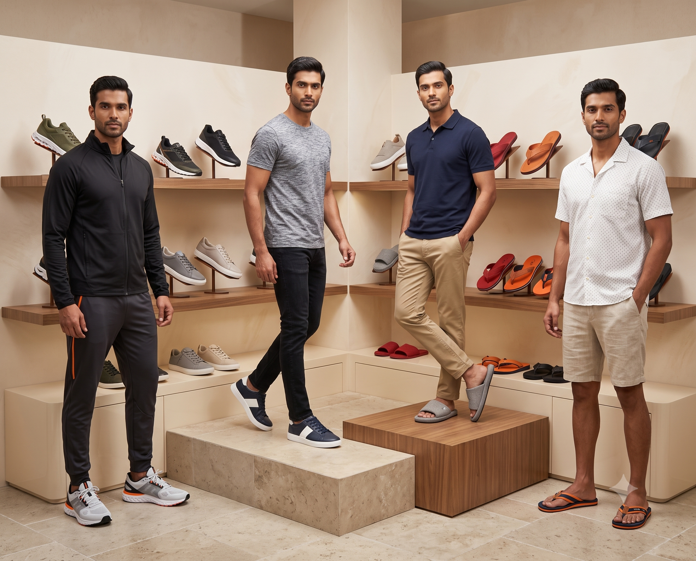 SPORT SHOES & SLIPPERS
